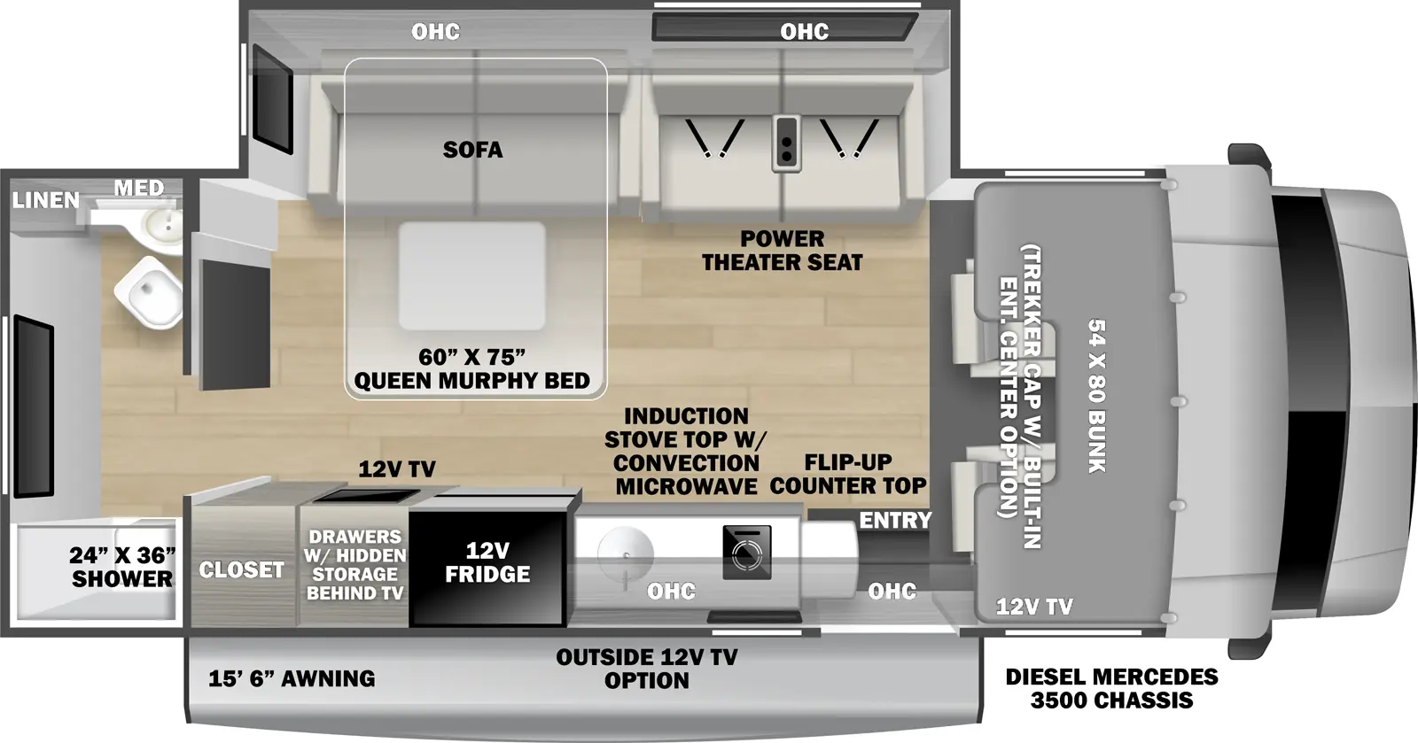 Forester 2401T Floorplan